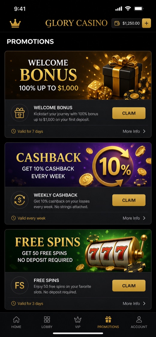 Glory Casino 5